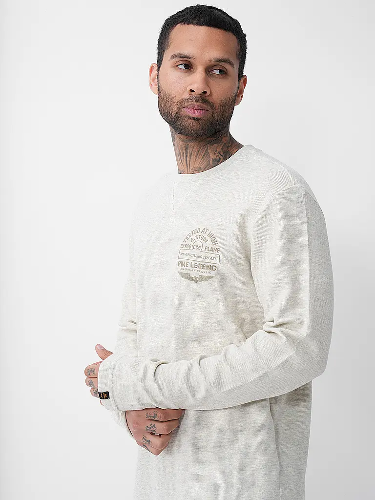 PME LEGEND | Langarmshirt  | Bianco