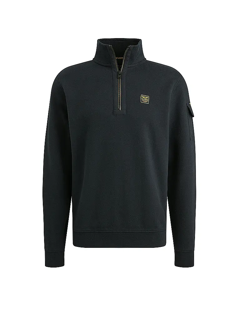 PME LEGEND | Pullover Troyer | Blu scuro