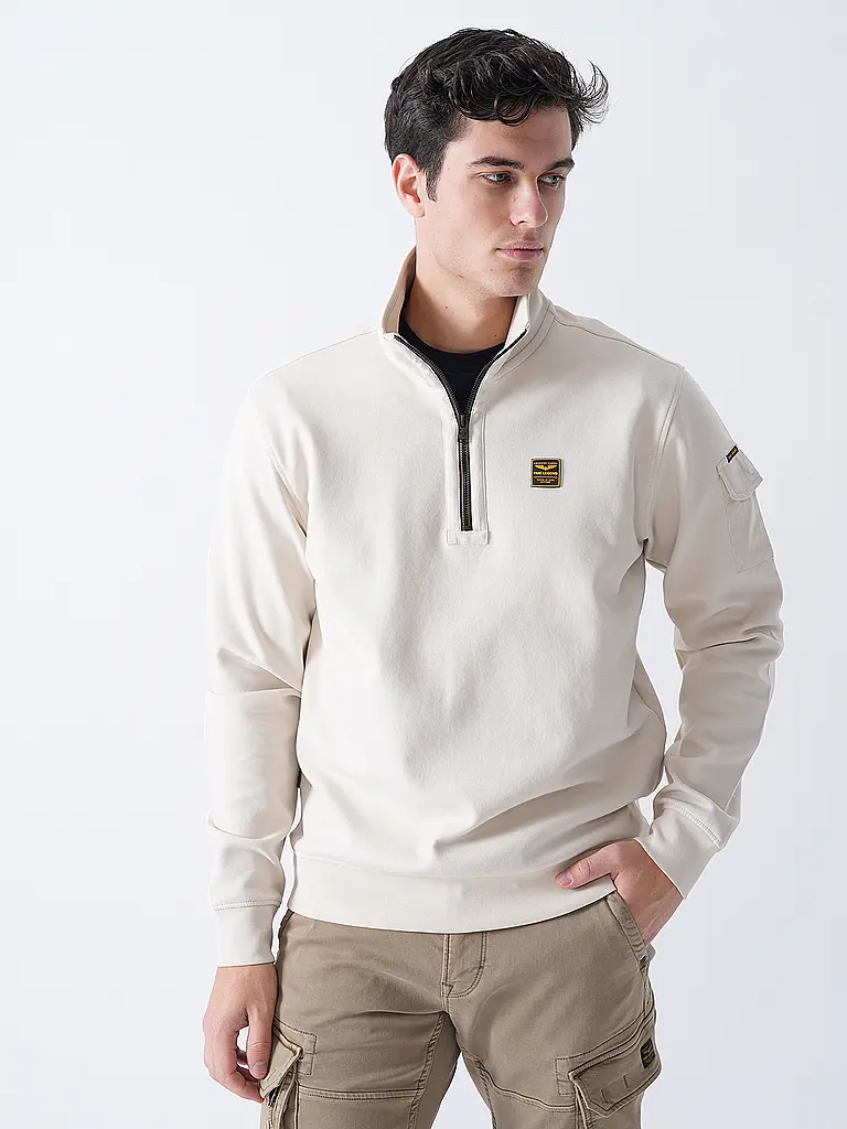 PME LEGEND | Pullover Troyer | Bianco