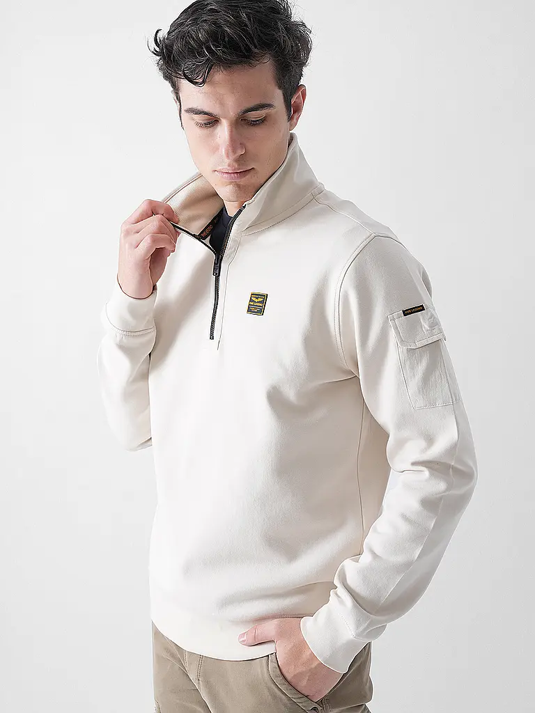 PME LEGEND | Pullover Troyer | Bianco