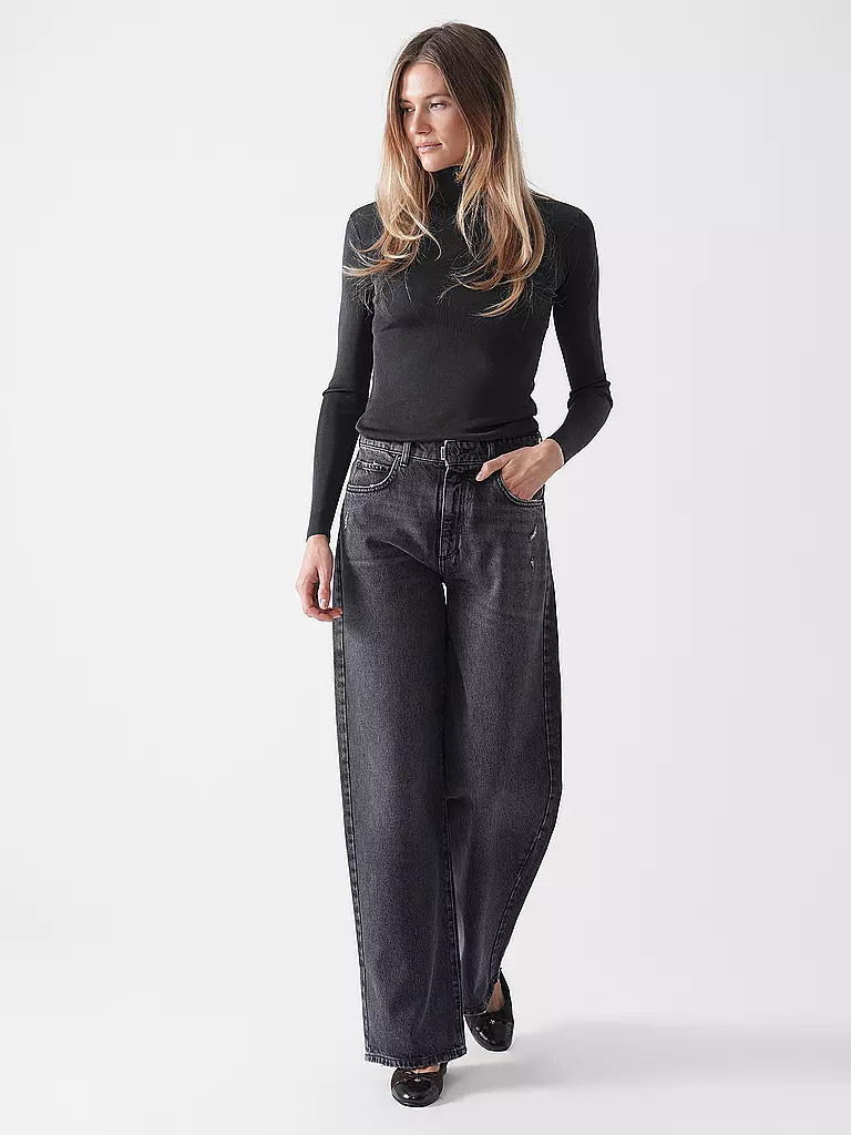 PNTS | Jeans a gamba larga 26_THE LOOSE | Grigio chiaro