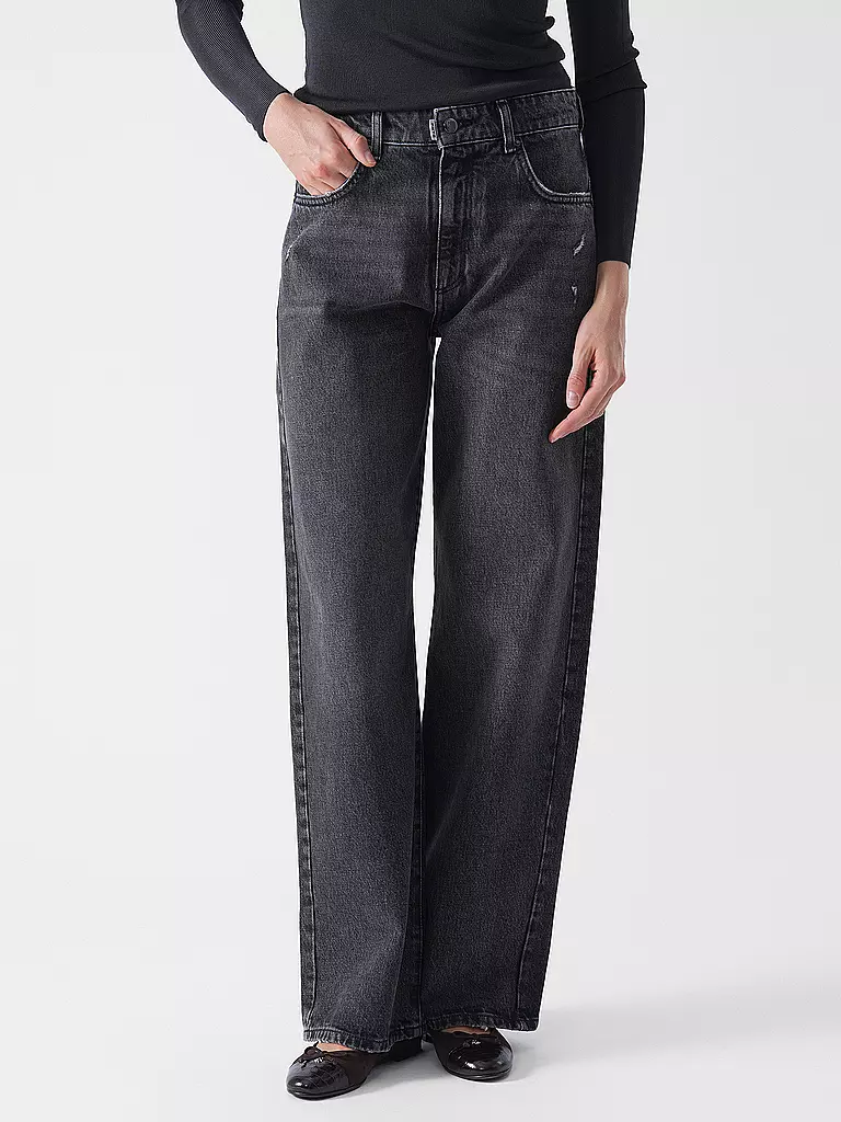 PNTS | Jeans a gamba larga 26_THE LOOSE | Grigio chiaro