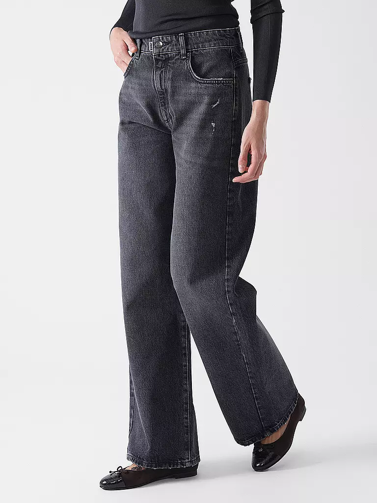 PNTS | Jeans a gamba larga 26_THE LOOSE | Grigio chiaro