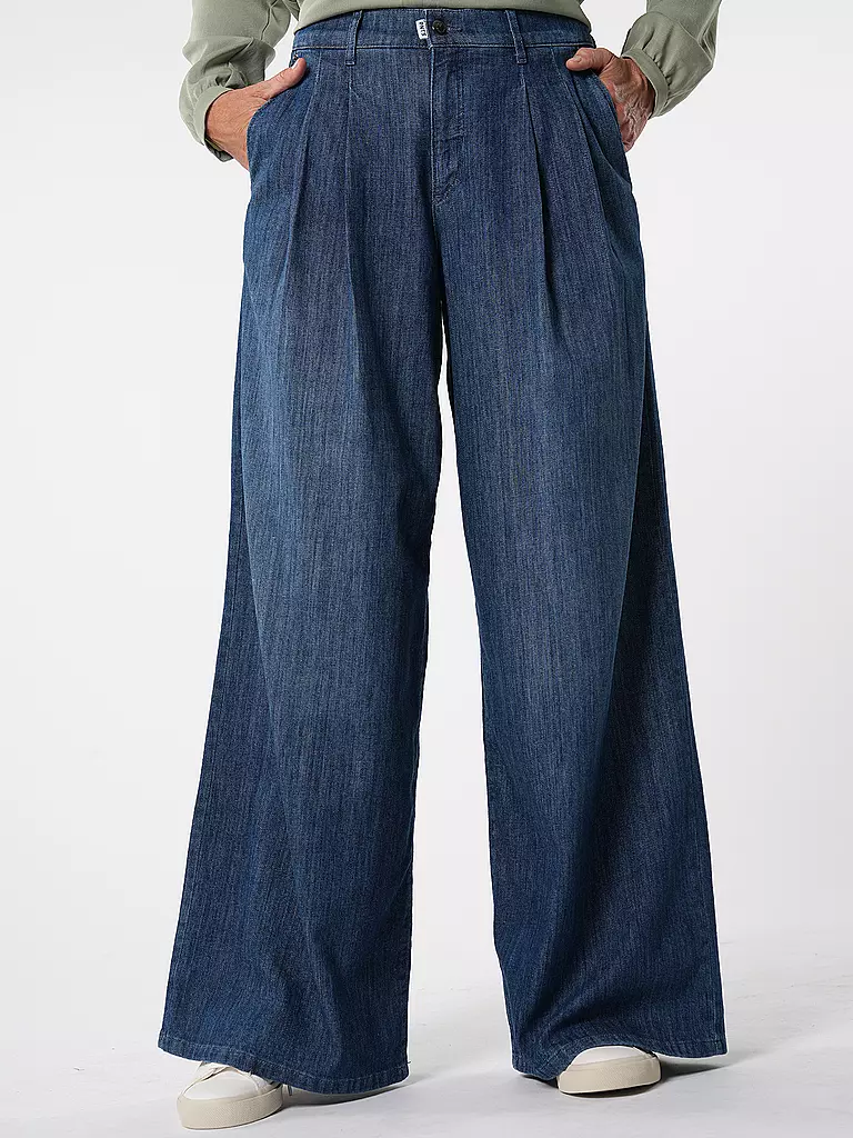 PNTS | Jeans a gamba larga THE GENT | Blu
