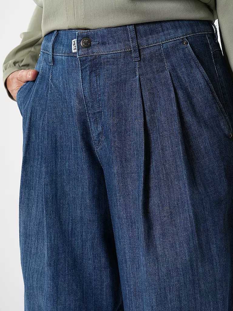 PNTS | Jeans a gamba larga THE GENT | Blu