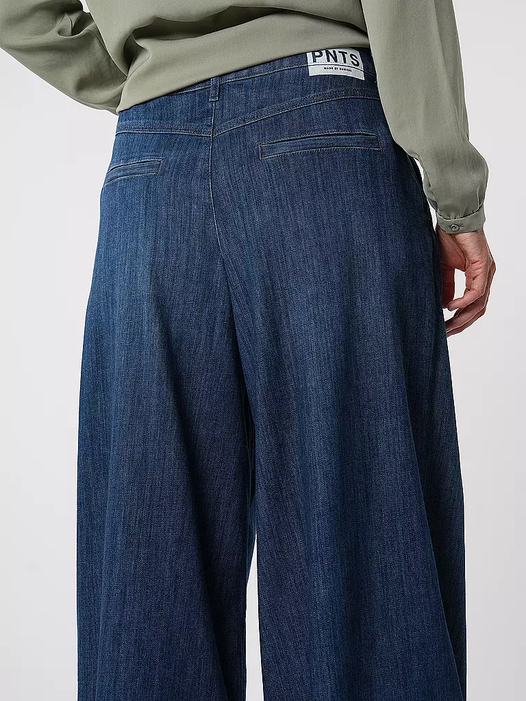 PNTS | Jeans a gamba larga THE GENT | Blu