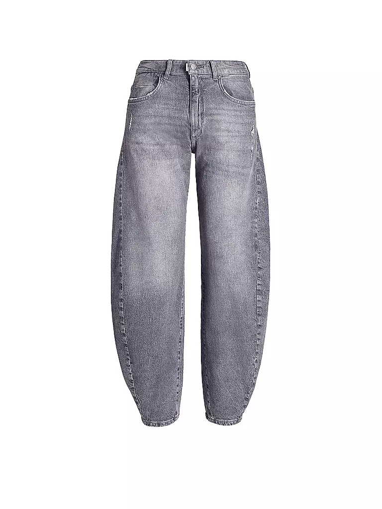PNTS | Jeans Balloon Fit 05_THE O SHAPE | Grigio chiaro