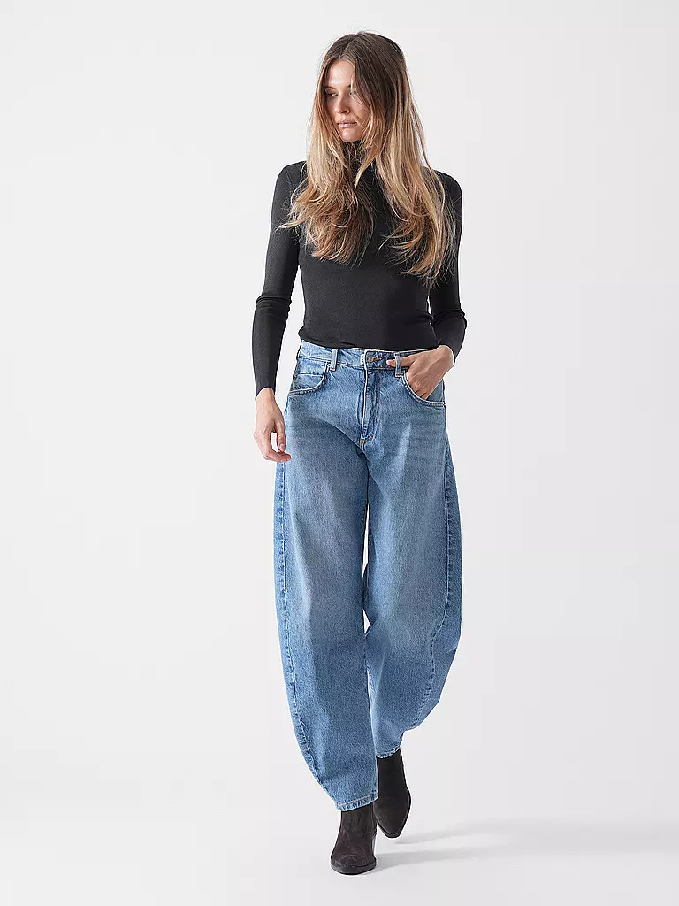 PNTS | Jeans Balloon Fit 05_THE O SHAPE | Blu chiaro