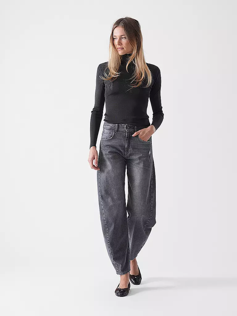 PNTS | Jeans Balloon Fit 05_THE O SHAPE | Grigio chiaro