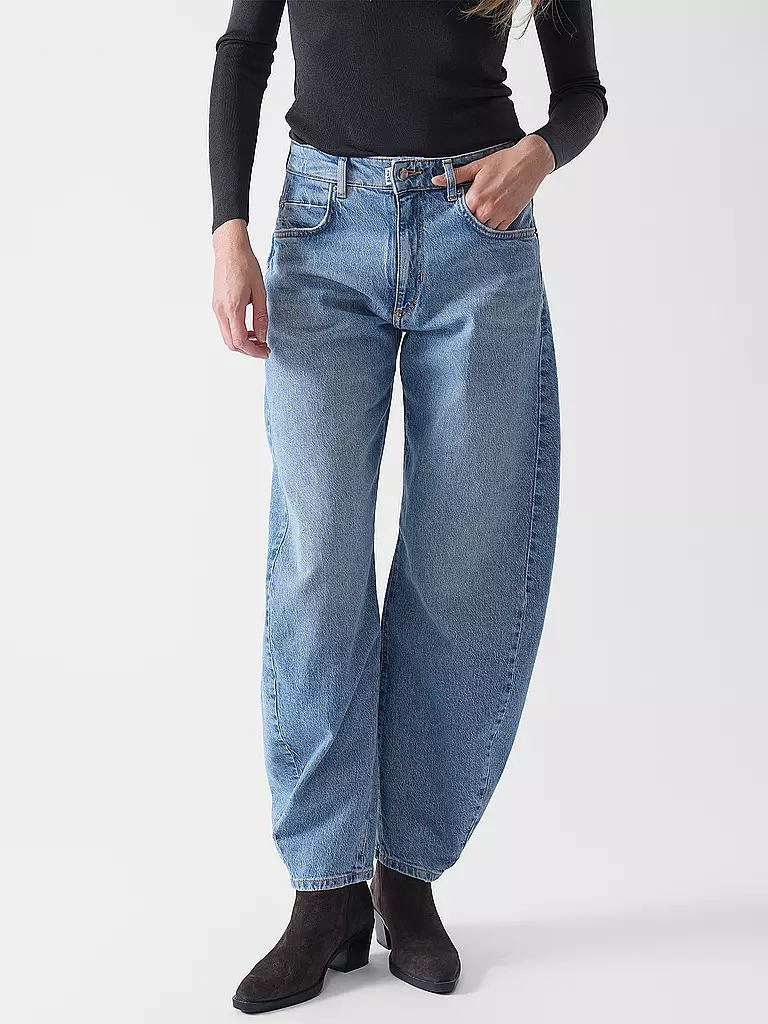 PNTS | Jeans Balloon Fit 05_THE O SHAPE | Blu chiaro