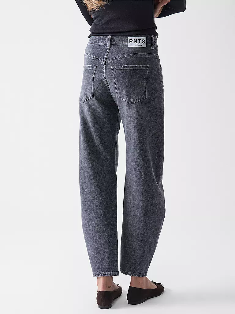 PNTS | Jeans Balloon Fit 05_THE O SHAPE | Grigio chiaro