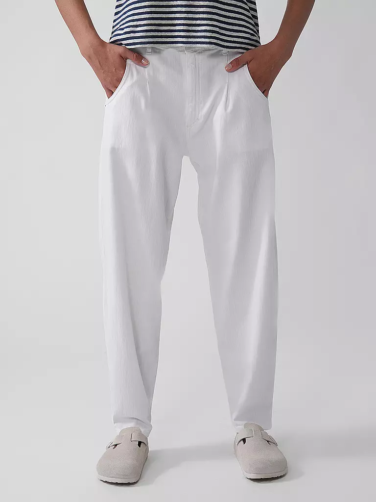 PNTS | Jeans Balloon Fit THE O SHAPE | Bianco