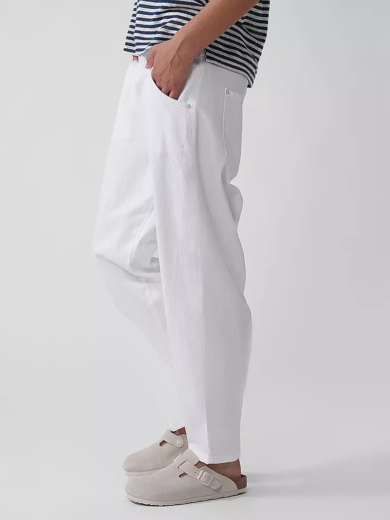 PNTS | Jeans Balloon Fit THE O SHAPE | Bianco