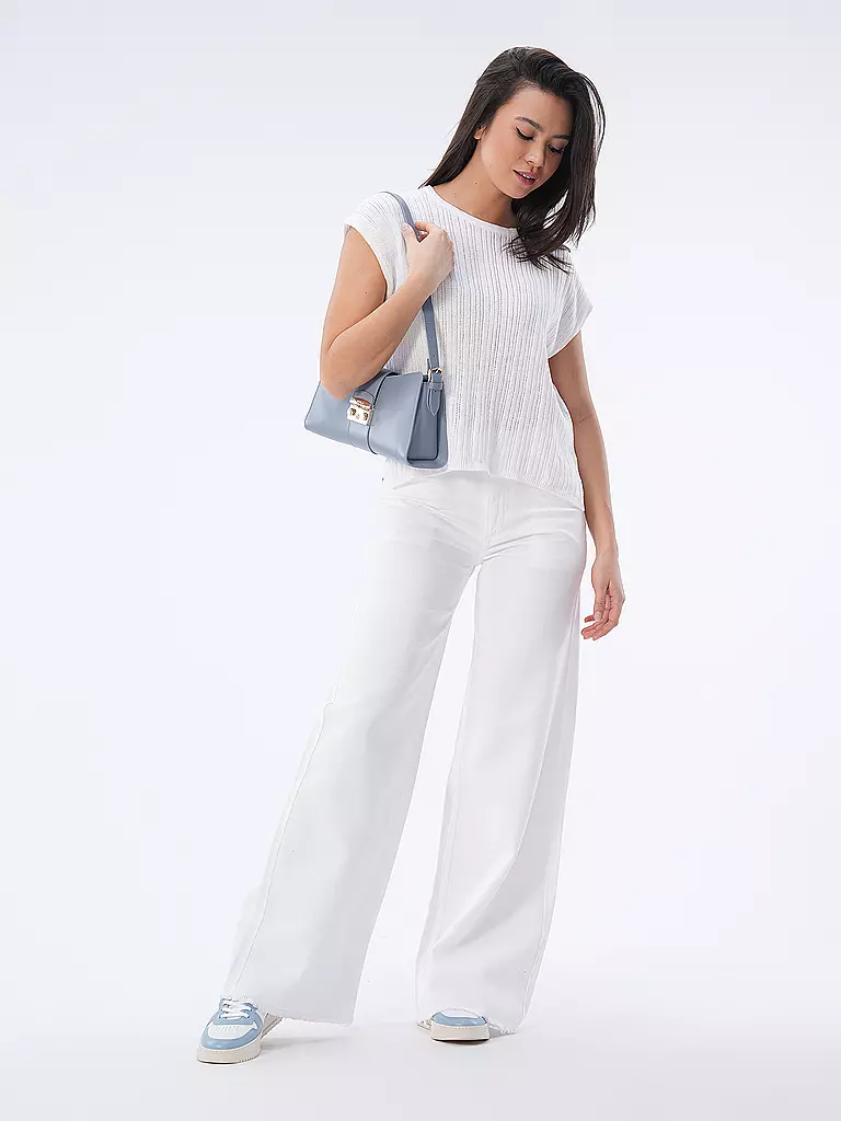 PNTS | Jeans Wide Leg THE RAVER | Bianco