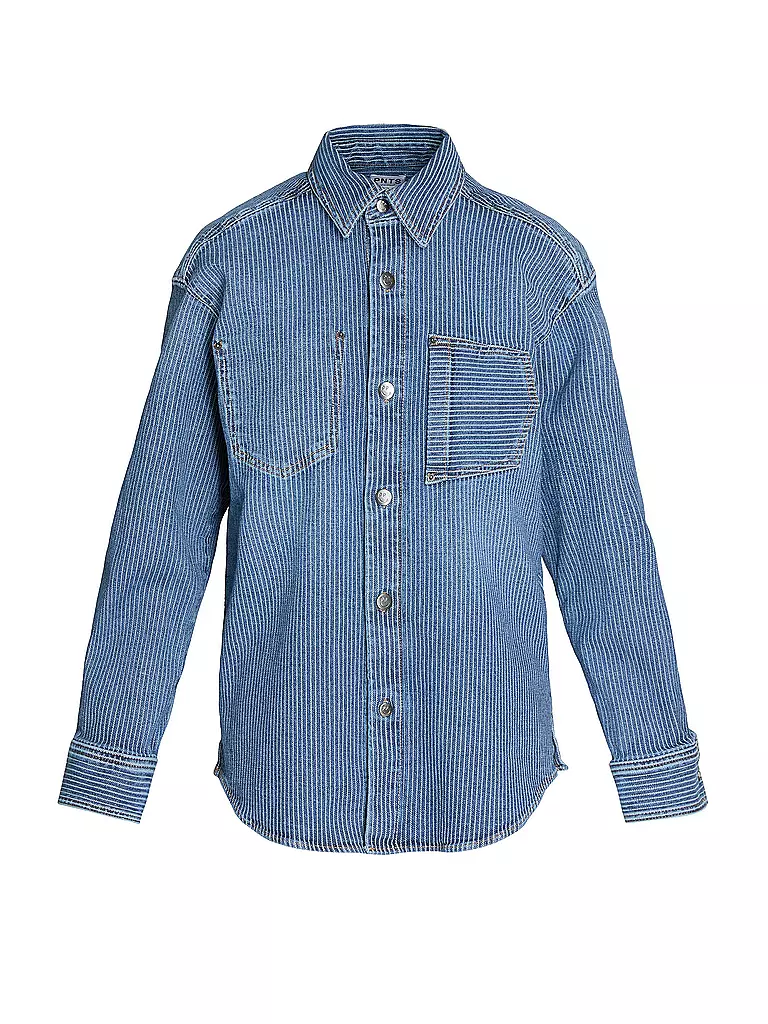 PNTS | Jeansbluse 27_THE SUIT UP | Blu scuro