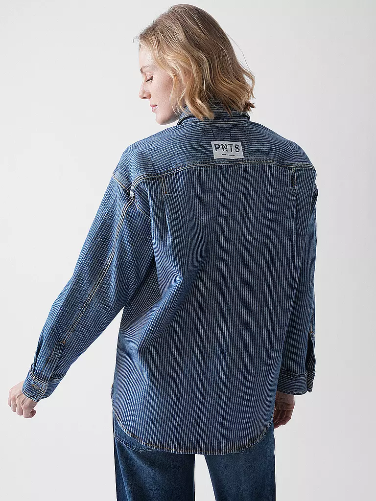 PNTS | Jeansbluse 27_THE SUIT UP | Blu scuro