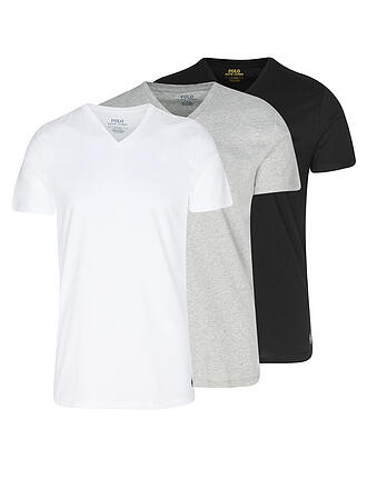 POLO RALPH LAUREN | T-Shirt confezione da 3 bianco grigio nero