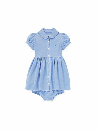 POLO RALPH LAUREN | Set neonata 2 pezzi vestito con mutandina