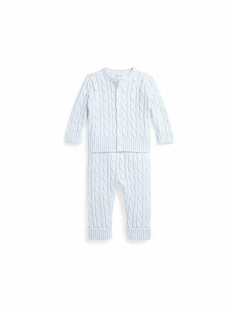 POLO RALPH LAUREN | Set neonato 2 pezzi cardigan e pantaloni
