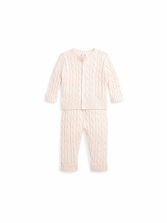 POLO RALPH LAUREN | Set neonato 2 pezzi cardigan e pantaloni