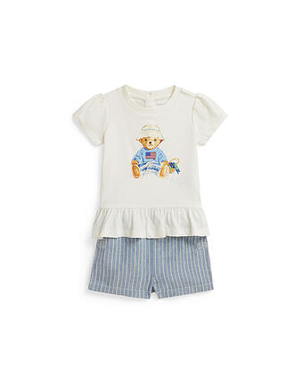 POLO RALPH LAUREN | Set neonata 2 pezzi T-shirt e shorts
