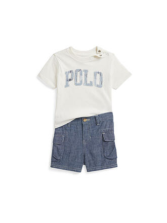 POLO RALPH LAUREN | Set neonato 2 pezzi T-shirt con shorts