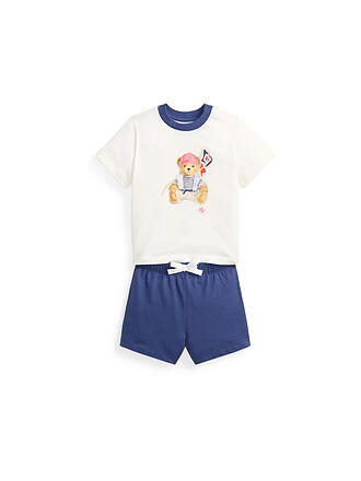 POLO RALPH LAUREN | Set neonato 2 pezzi T-shirt con shorts
