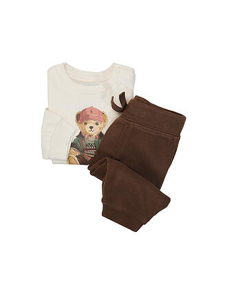 POLO RALPH LAUREN | Set neonato 2 pezzi felpa e pantaloni