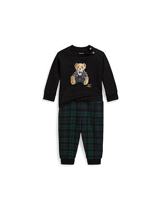 POLO RALPH LAUREN | Set neonato 2 pezzi T-shirt a maniche lunghe e pantaloni