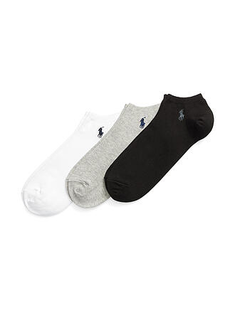 POLO RALPH LAUREN | Sneaker Calze Confezione da 3 pz. nero grigio bianco