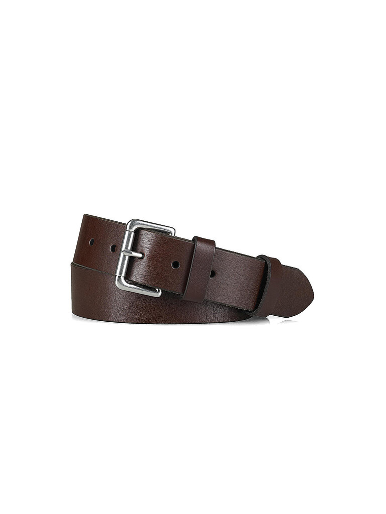 Cintura in pelle marrone 38