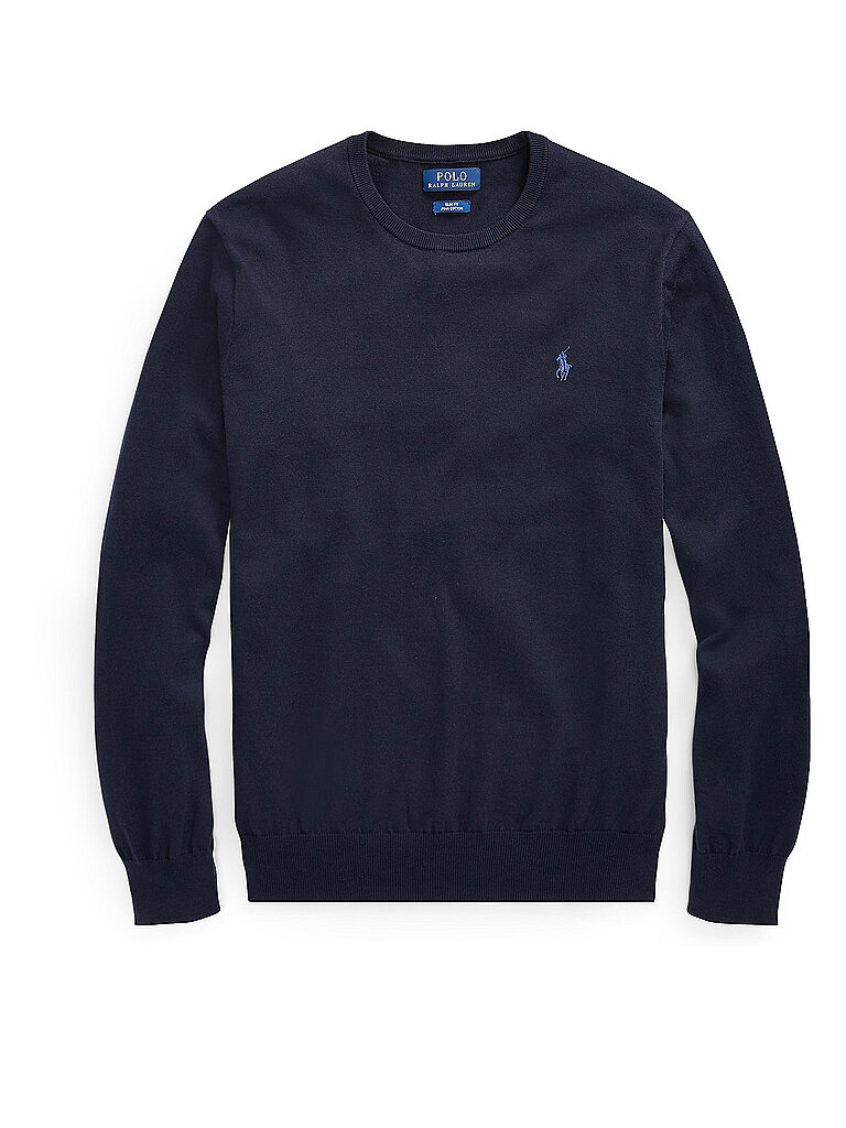 Pullover Slim Fit blu XL