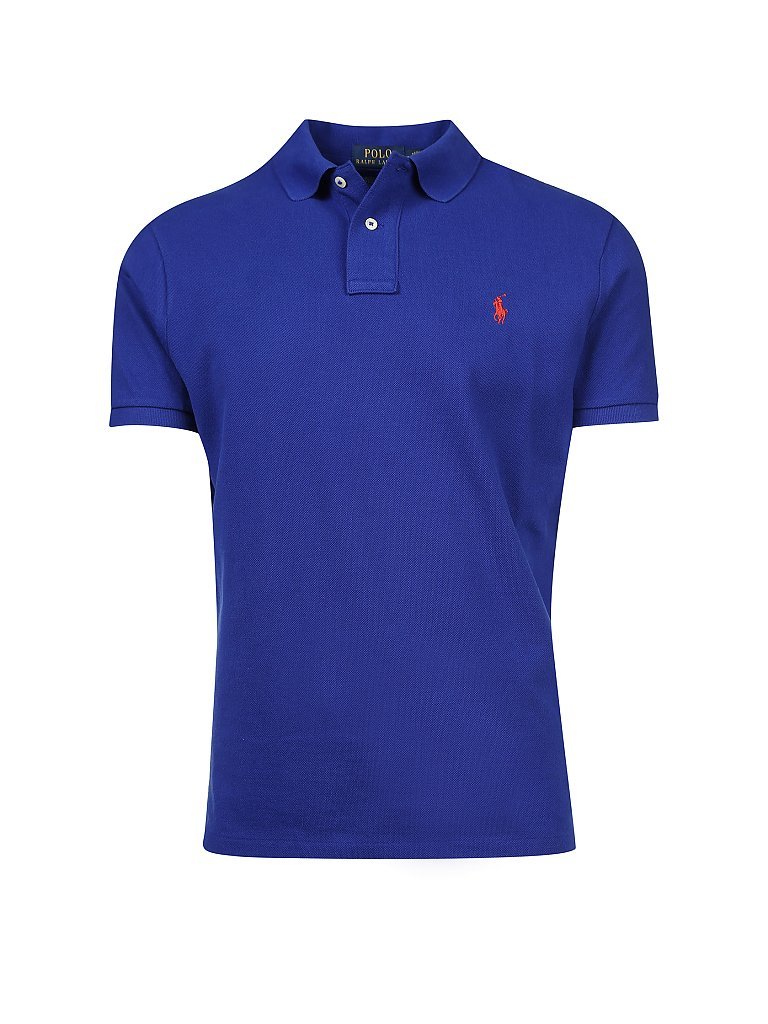 Polo Custom Slim Fit blu M