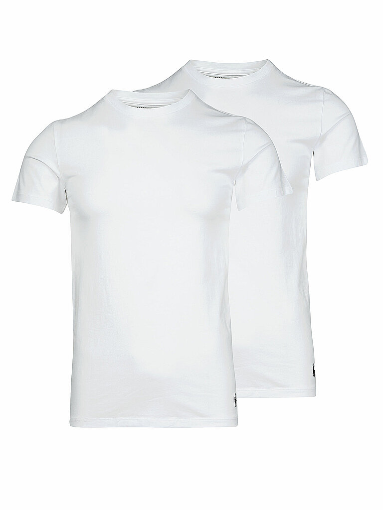 T-shirt confezione da 2 bianco L
