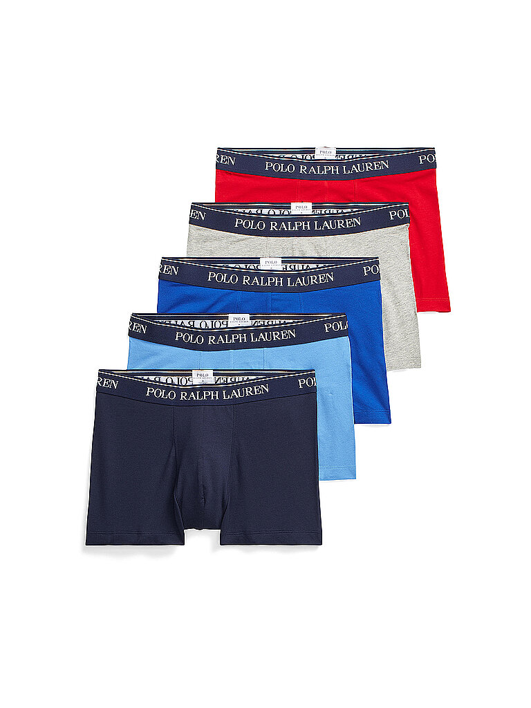Pants confezione da 5 blu grigio rosso blu M