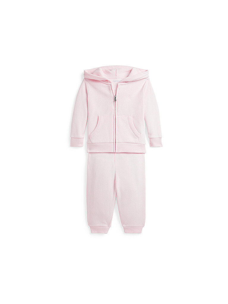 Set neonata 2 pezzi felpa con pantaloni da jogging rosa 80