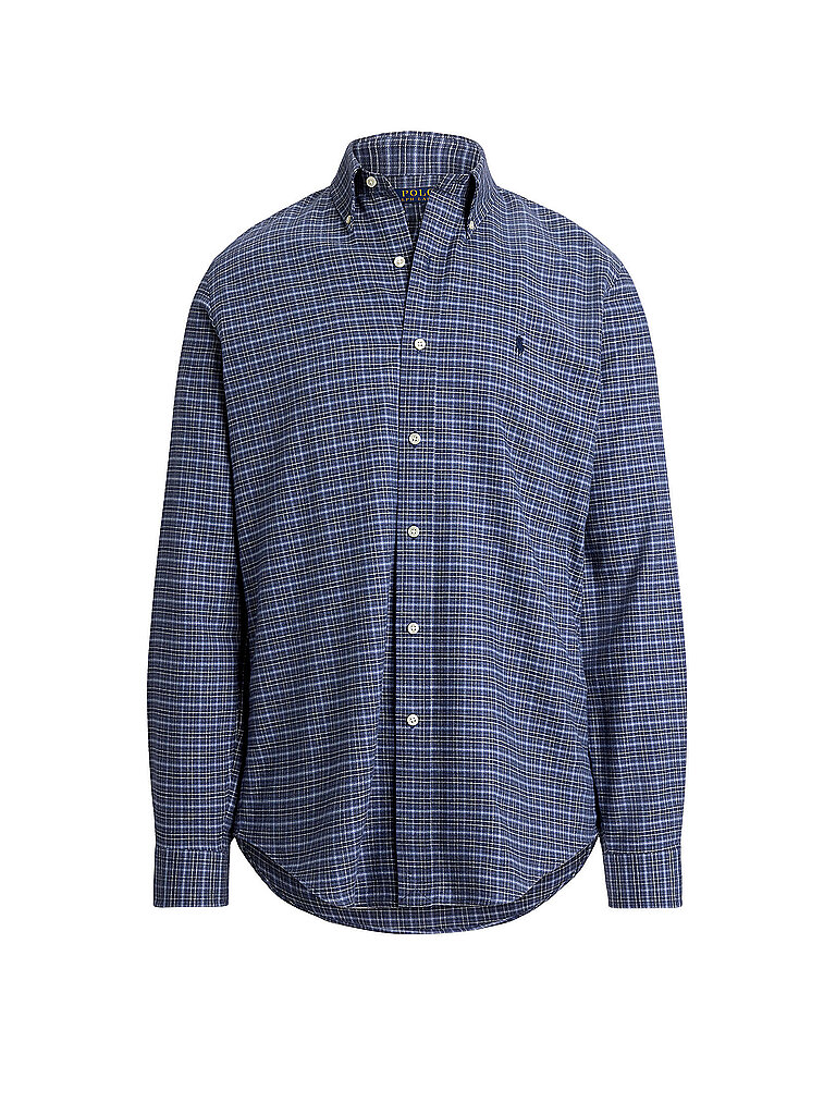 Camicia di flanella regular fit blu L