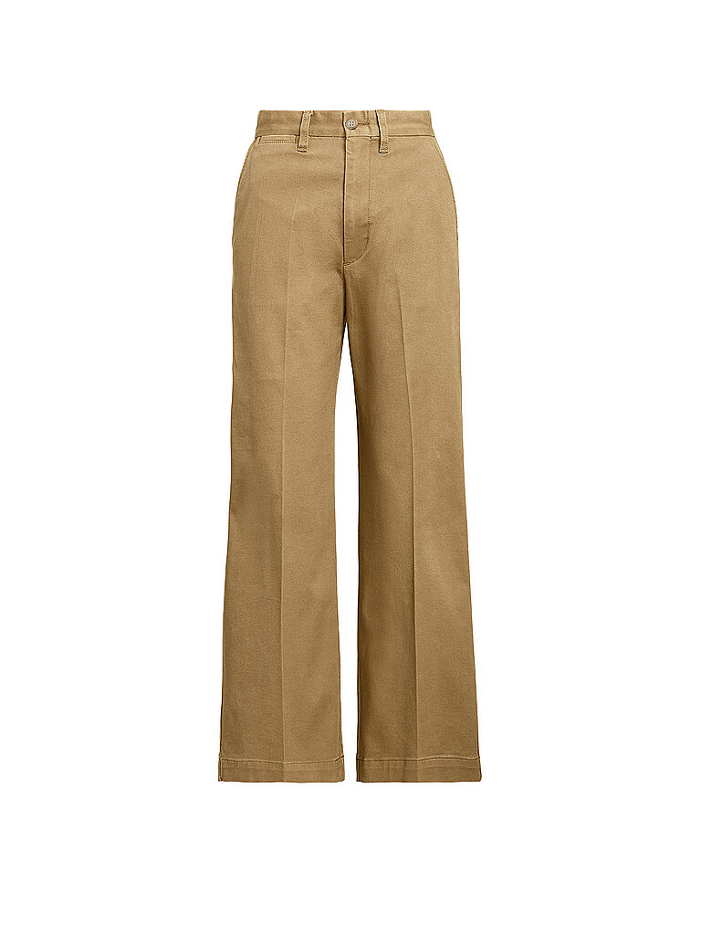 Pantaloni Marlene cammello 36