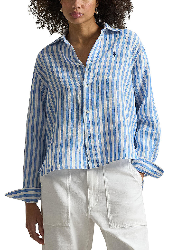 Camicia a tunica blu S