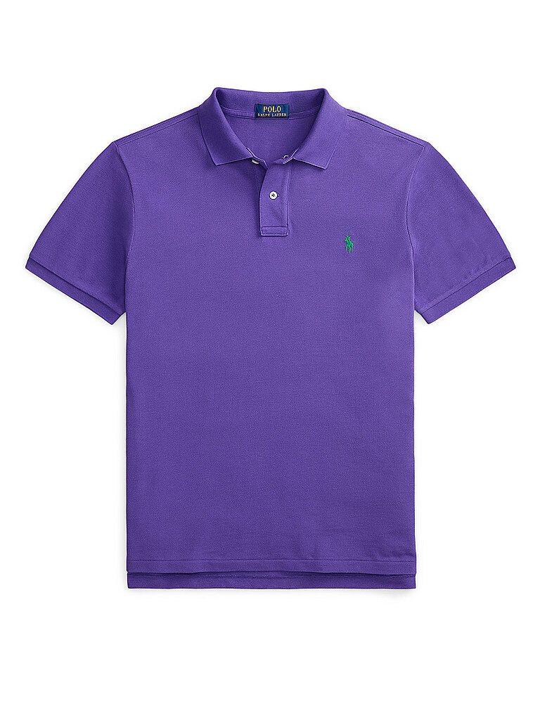 Polo slim fit lilla XL