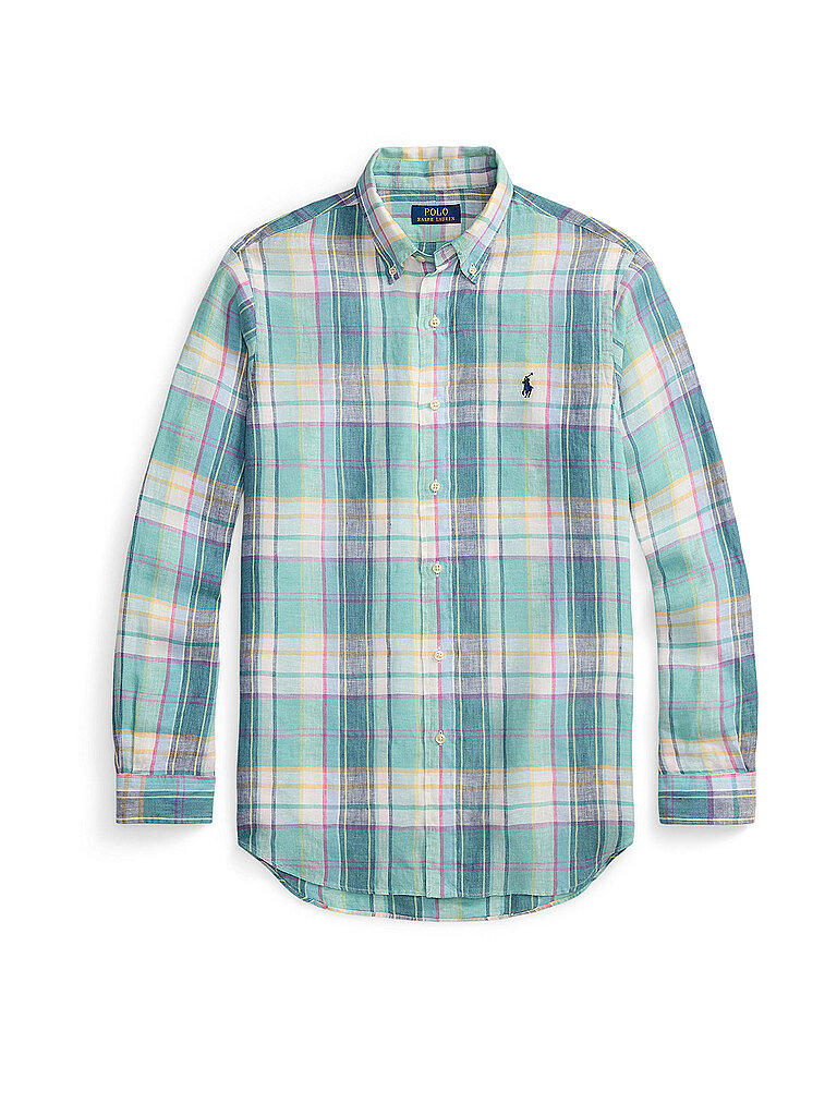 Camicia di lino verde XXL
