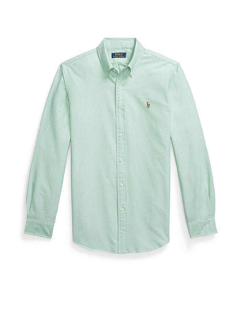Camicia Custom Fit verde chiaro M