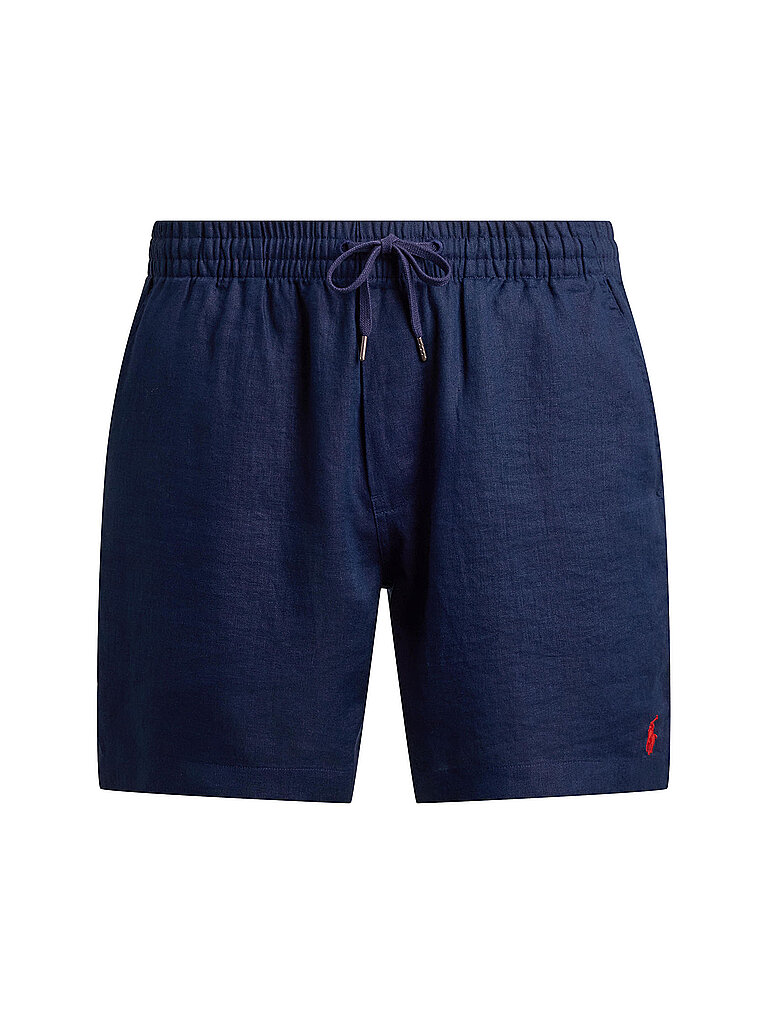 Shorts di lino blu XL