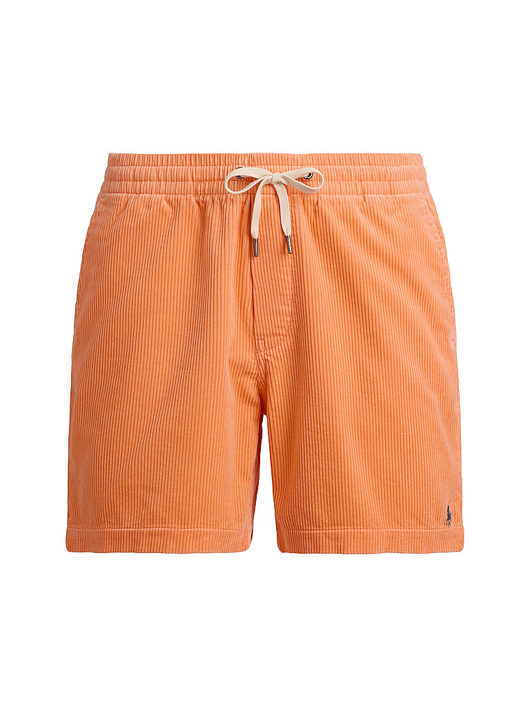 Pantaloncini di velluto a coste arancione S
