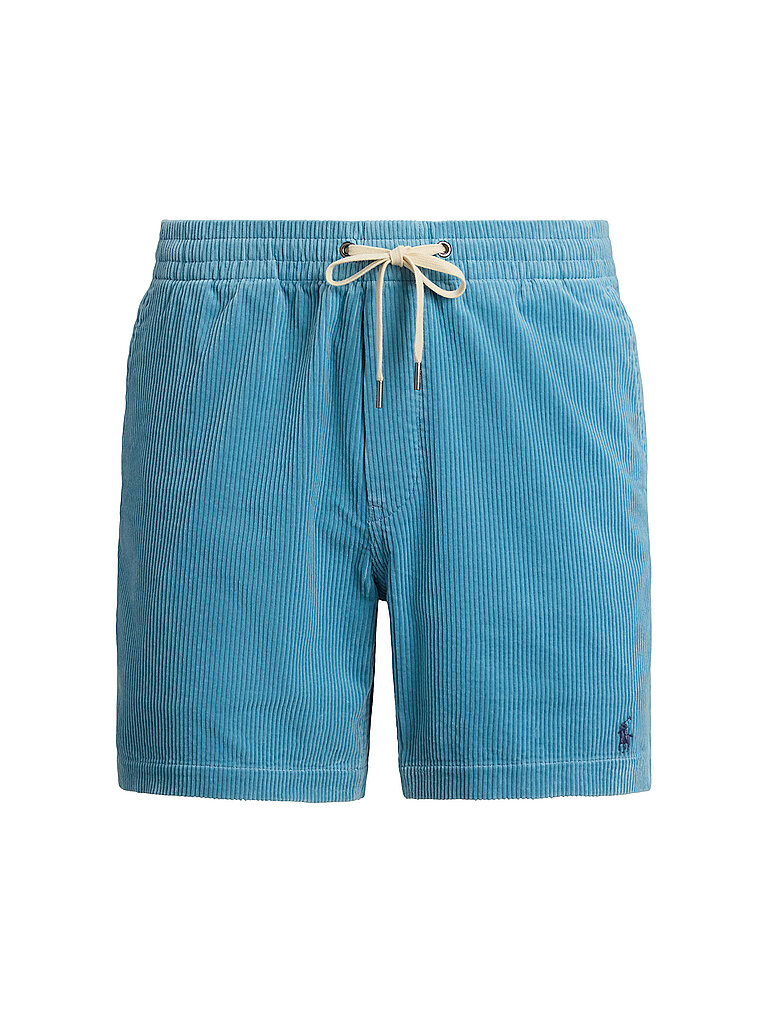 Pantaloncini di velluto a coste blu S