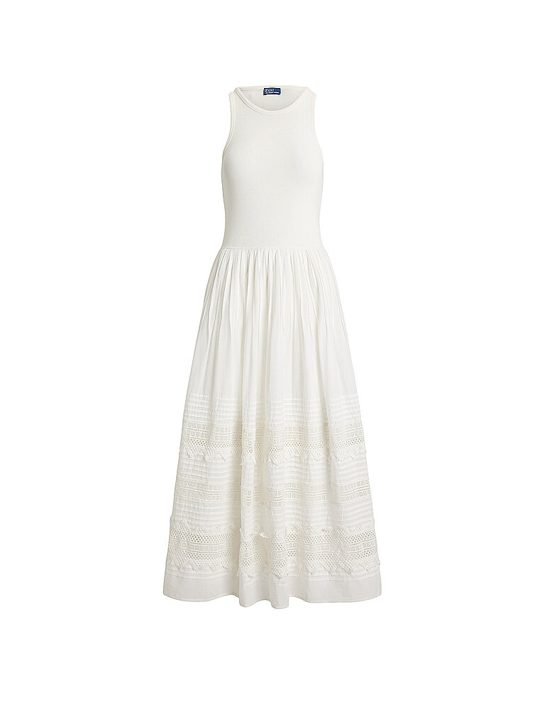 Ralph Lauren Midikleid bianco L