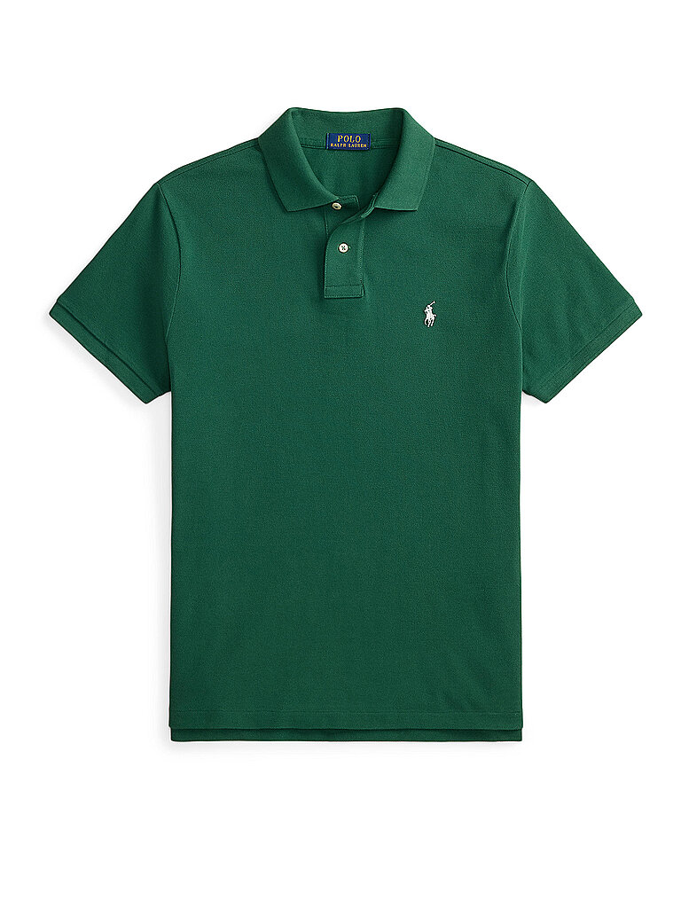 Polo Custom Slim Fit grigio chiaro S