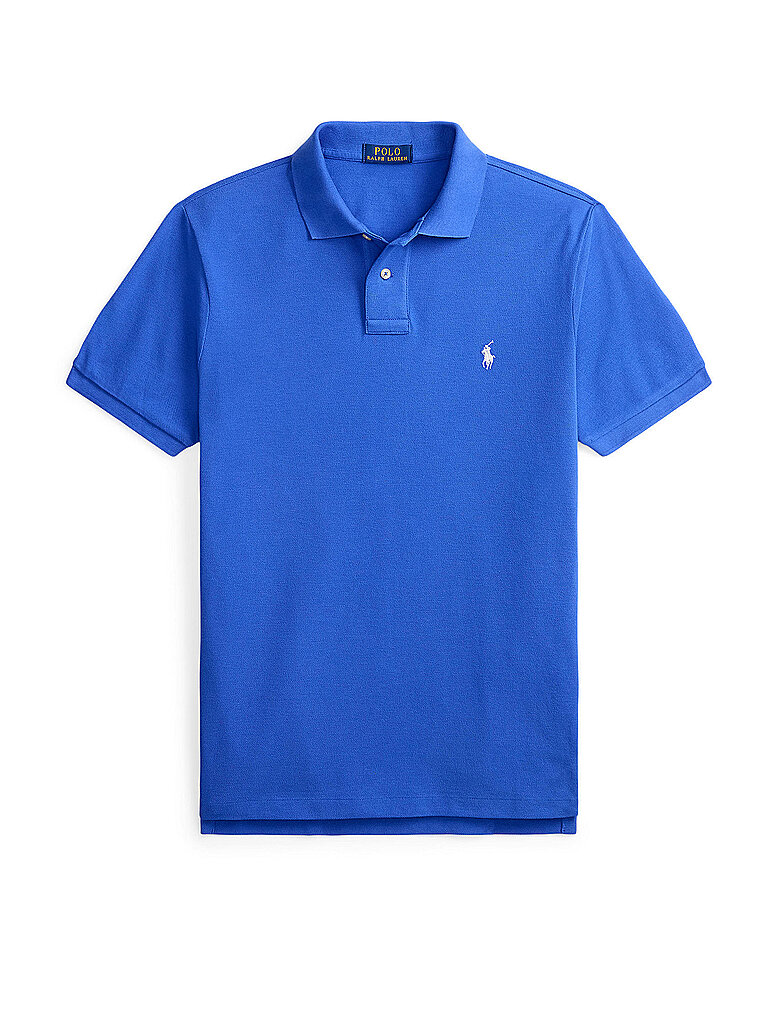 Polo Custom Slim Fit blu S