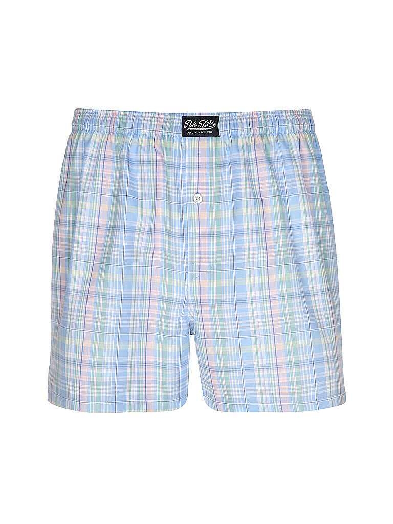 Boxershorts muldi plaid blu L