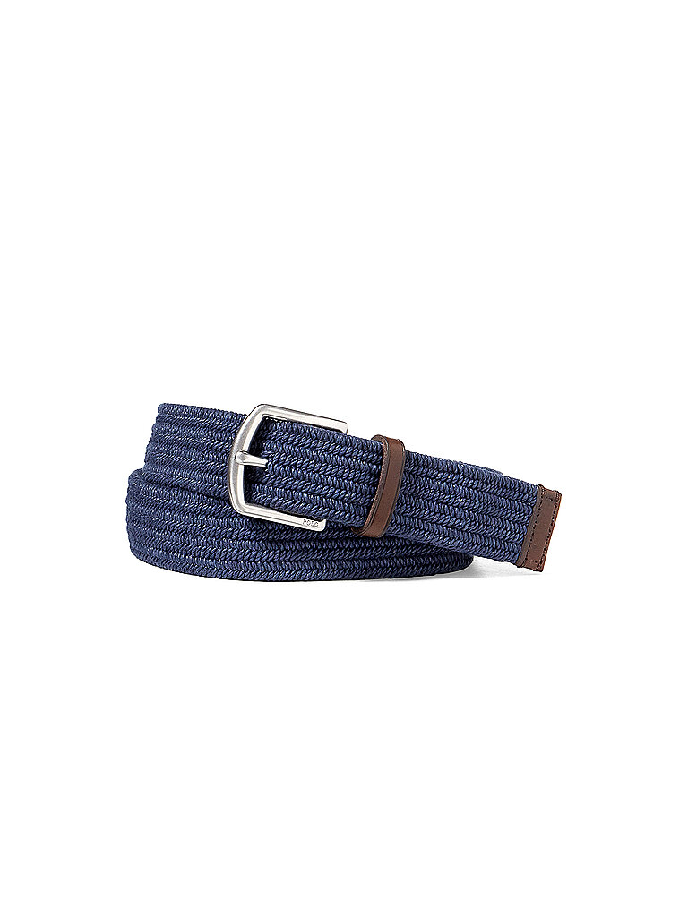 Cintura intrecciata blu M